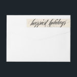 Elegant Christmas Florals Holiday Wrap Around Label<br><div class="desc">_____________________________ ***this design is part of a christmas holiday collection*** Step into a world of timeless holiday charm with my "Festive Flora: Christmas Splendour Poinsettia Delight" collection. 🌸🎄 Embrace the magic of the season with a captivating blend of florals, lush green pine leaves, dainty red berries, and the enchanting hues...</div>