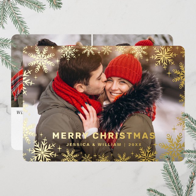 Elegant Christmas Foliage 3 Photo Gold (Creator Uploaded)