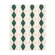 Elegant Christmas Harlequin Pattern with Snowflake