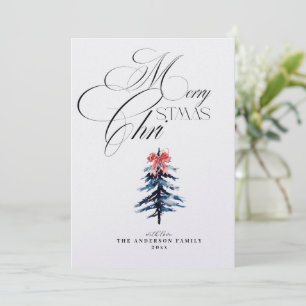 Elegant Christmas Holiday Card