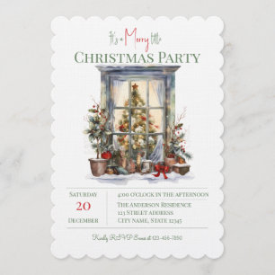 Elegant Christmas Holiday Invitation