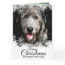 Elegant Christmas Irish Wolfhound