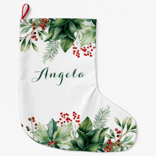 Elegant Christmas Large Christmas Stocking
