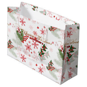 Elegant Christmas Large Gift Bag