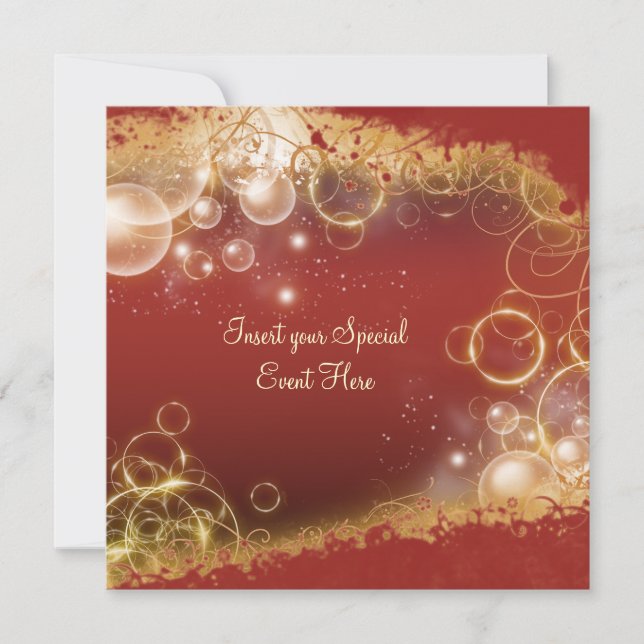 Elegant Christmas party formal Invitation (Front)