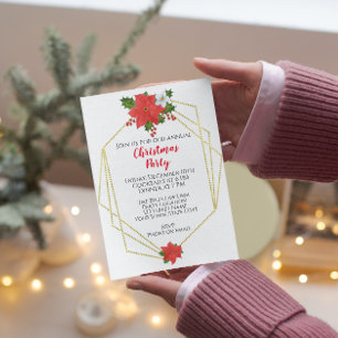 Elegant Christmas Party Invitation