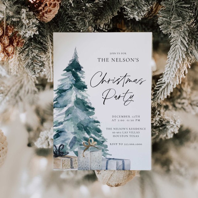 Elegant Christmas Party Invitation (Creator Uploaded)