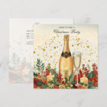 Elegant Christmas Party Invitation