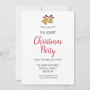 Elegant Christmas Party Invitation