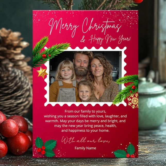 Elegant Christmas Photo Card (Creator Uploaded)