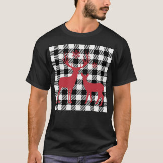 Elegant Christmas Reindeer T-Shirt