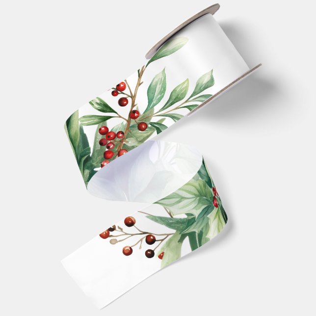 Elegant Christmas  Satin Ribbon (Front+Back)