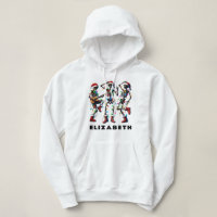 Elegant Christmas Skeleton: Guitar Jam & Dance!