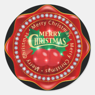 Elegant Christmas Sticker - SRF