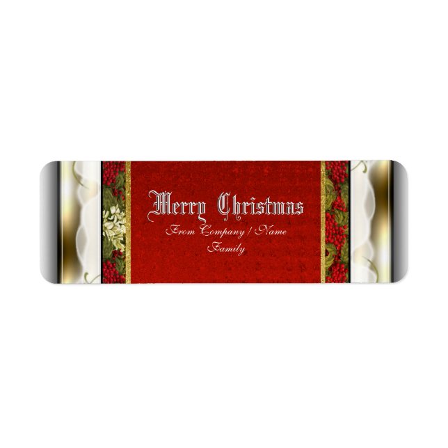 Elegant Christmas traditional snow (Front)