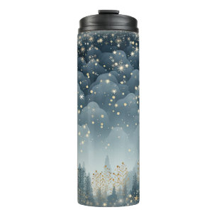 Elegant Christmas Travel Mug – Holiday Thermal Cup