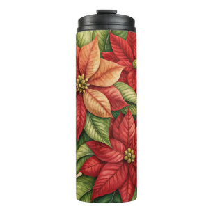 Elegant Christmas Travel Mug – Holiday Thermal Cup