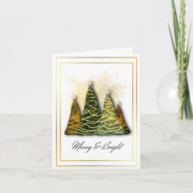 Elegant Christmas Tree Card – Modern Holiday Gree (Front)