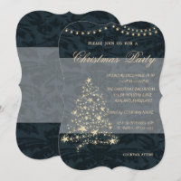 Elegant Christmas Tree,Damask,Christmas Party