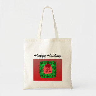 Elegant Christmas Wreath Tote Bag