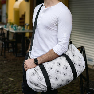 Elegant Circle Patterns Duffle Bag