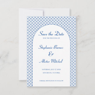 Elegant Circle Seamless Pattern Geometric Save The Date