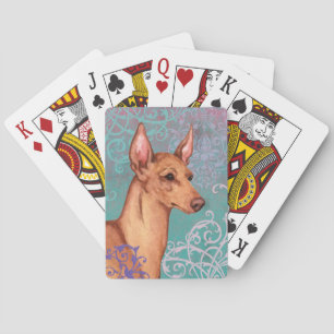 Elegant Cirneco dell'Etna Playing Cards