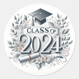 Elegant Class of 2024 Envelope Seal