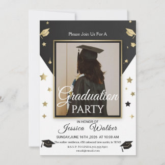 Elegant Class of 2026 Graduate Celebration Invite