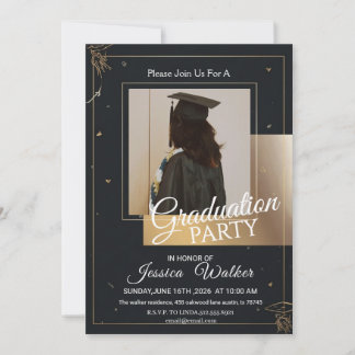 Elegant Class of 2026 Graduate Celebration Invite