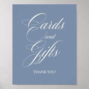 Elegant Classic Calligraphy Cards And Gifts Sign