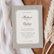Elegant Classic Dark Brown Striped