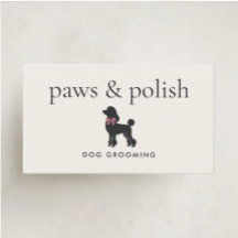 Elegant Classic Dog Groomer | Editable