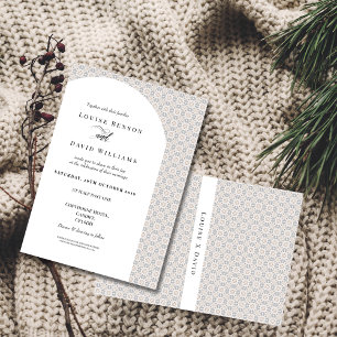 Elegant Classic Greenery Wedding Invitation 