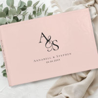 Elegant, Classic, Monogram, Blush-Pink, Wedding