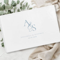 Elegant, Classic, Monogram, White, Wedding