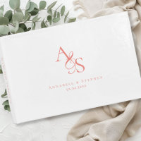 Elegant, Classic, Monogram, White, Wedding