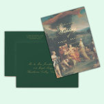 Elegant Classic Old painting Wedding<br><div class="desc">This vintage-inspired wedding invitation features a romantic classical painting with architectural ruins, soft scenery, and warm historical tones. Elegant script typography overlays the artwork, creating a timeless and sophisticated design perfect for couples who love old-world charm, European aesthetics, and fine-art–inspired weddings. Fully customizable for your names, date, and wedding details....</div>