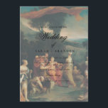 Elegant Classic Old painting Wedding Invitation<br><div class="desc">This vintage-inspired wedding invitation features a romantic classical painting with architectural ruins, soft scenery, and warm historical tones. Elegant script typography overlays the artwork, creating a timeless and sophisticated design perfect for couples who love old-world charm, European aesthetics, and fine-art–inspired weddings. Fully customizable for your names, date, and wedding details....</div>