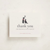 Elegant Classic Pet Sitter Business Insert | 