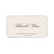 Elegant Classic Script Wedding Ivory Custom Folded