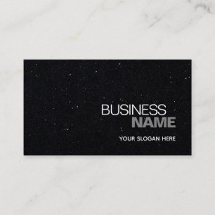Elegant Classic Simple Black Kraft Paper Plain Business Card