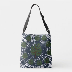 Elegant Classic Tie & Dye  Leaves  Crossbody Bag