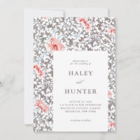 Elegant Classic Vintage Botanical Wedding