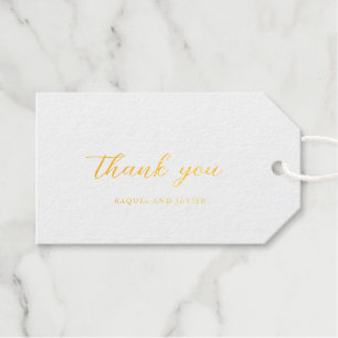 Elegant Classic Wedding Gift Tags