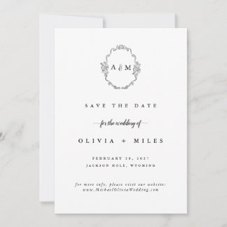 Elegant Classic Wedding Save the Date