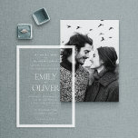 Elegant Classic White Frame White Overlay Wedding Acrylic Invitations<br><div class="desc">Make a lasting impression with our Elegant Classic White Frame White Overlay Wedding Acrylic Invitations. These clear wedding invitations feature a stunning white frame and overlay design, combining timeless elegance with modern sophistication. Crafted from high-quality acrylic, they offer a luxurious and unique alternative to traditional paper invitations. For an added...</div>