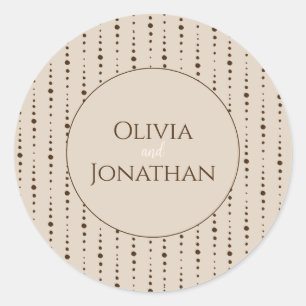 Elegant Classy Beige ornate Envelope Seal