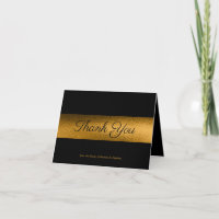 Elegant Classy Black | Gold Bereavement