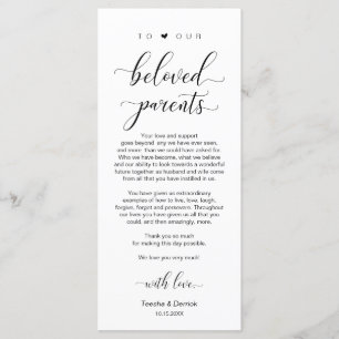 Elegant Classy Black, Place Setting Thank You Card